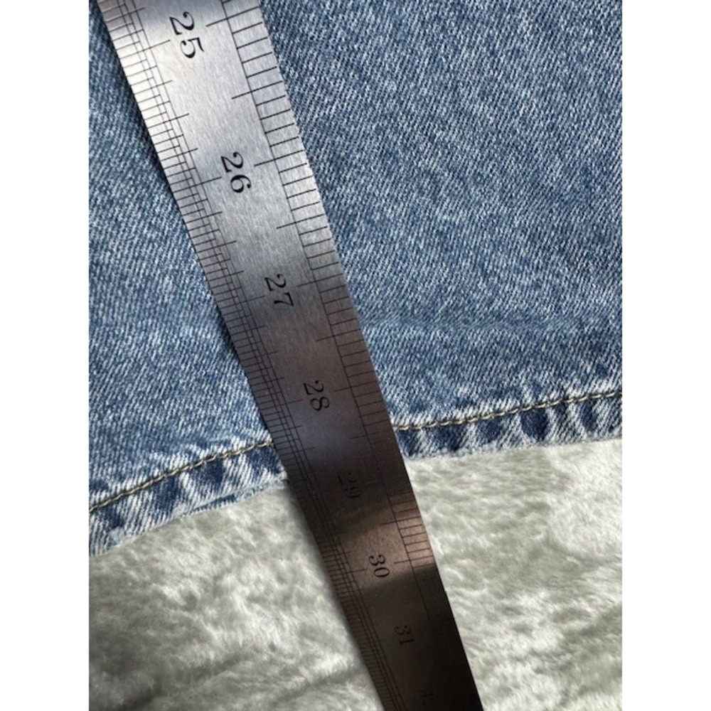 H&M Jeans Womens 2 Divided Wide Leg High Waisted Light Wash Denim 0814631023 - Picture 4 of 9